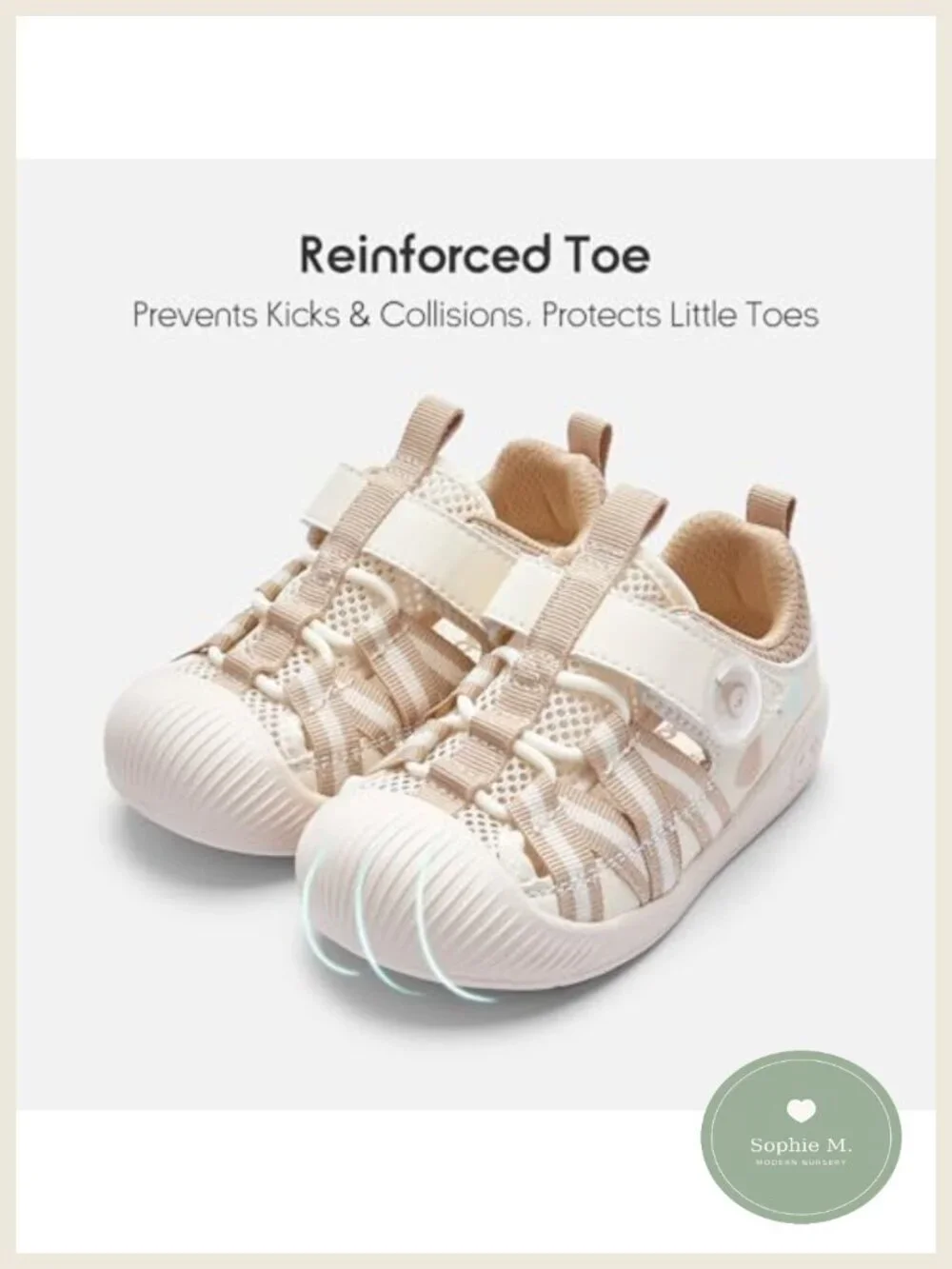 Toddler Breathable Mesh Walking Shoes Hook-and-Loop Closure